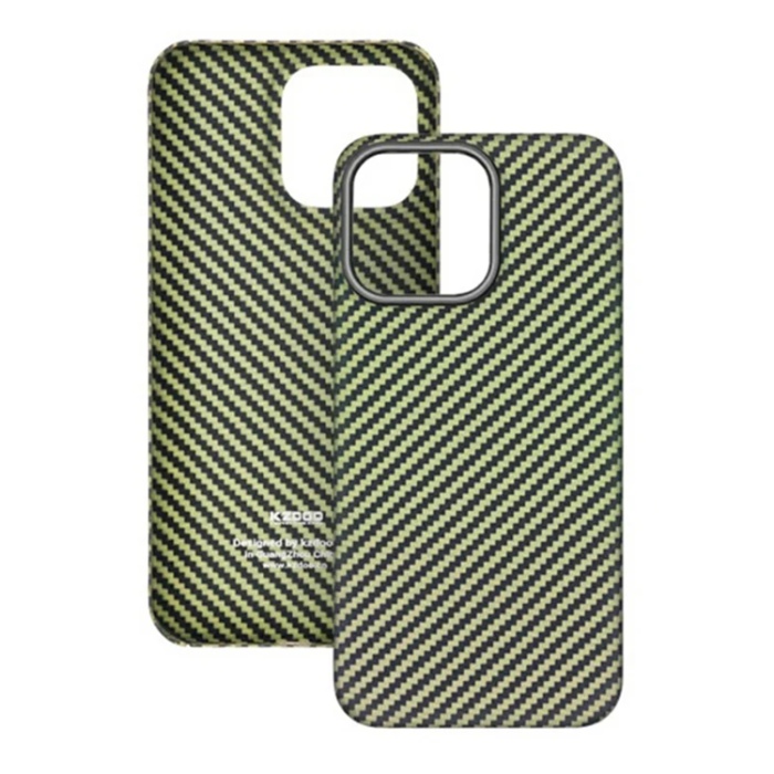 KZDOO - KZDOO iPhone 16 Pro Max Mobilskal Aramid Fiber - Grön