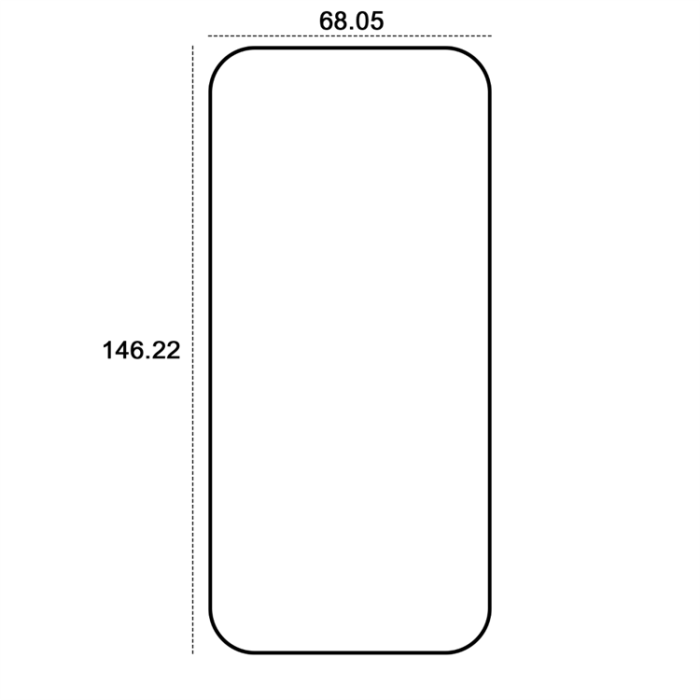 Etteri - Etteri iPhone 16 Pro Härdat Glas Skärmskydd 9D - Svart