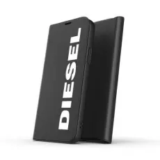 Diesel - Diesel iPhone 12/12Pro Pl&aring;nboksfodral Core -Svart/Vit