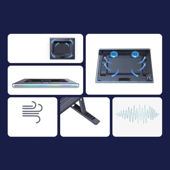 BASEUS - Baseus USB Laptop Cooling Pad Up To 21
