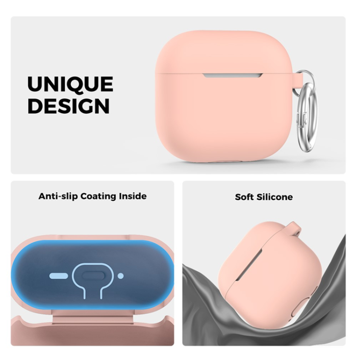 AHASTYLE - AHASTYLE AirPods 4 Skal Silikon PT196 - Rosa