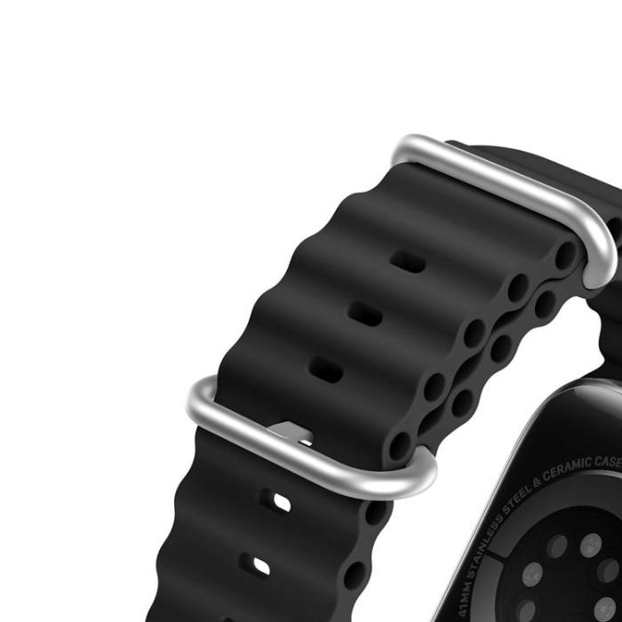 Dux Ducis - Apple Watch Ultra/SE/8/7/6/5/4 Band (49/45/44/42mm) Ocean - Svart