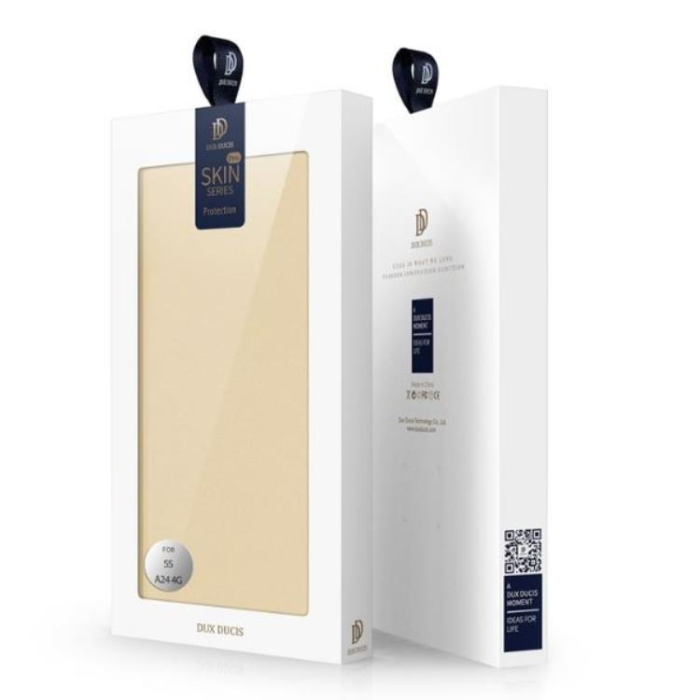 Dux Ducis - Dux Ducis Galaxy A24 4G Plånboksfodral Skin Pro - Guld