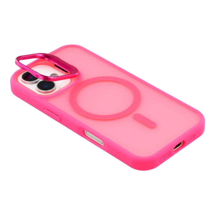 A-One Brand - iPhone 17 Mobilskal MagSafe Lins Kickstand - Rosé