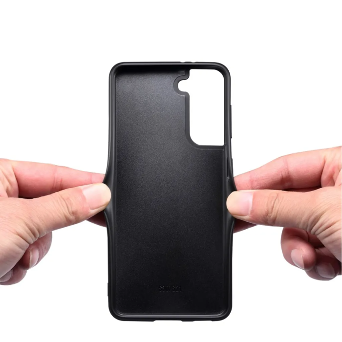 Taltech - Galaxy S23 Mobilskal Korthållare Kickstand DENIOR - Röd