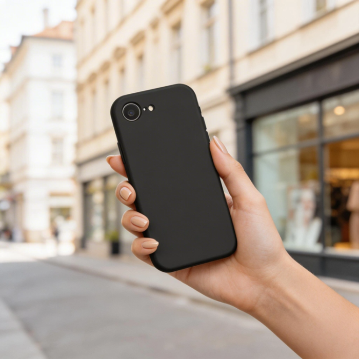 Tech-Protect - Tech-Protect Mobilskal För iPhone 16e/17e Magsafe Silikon - Svart