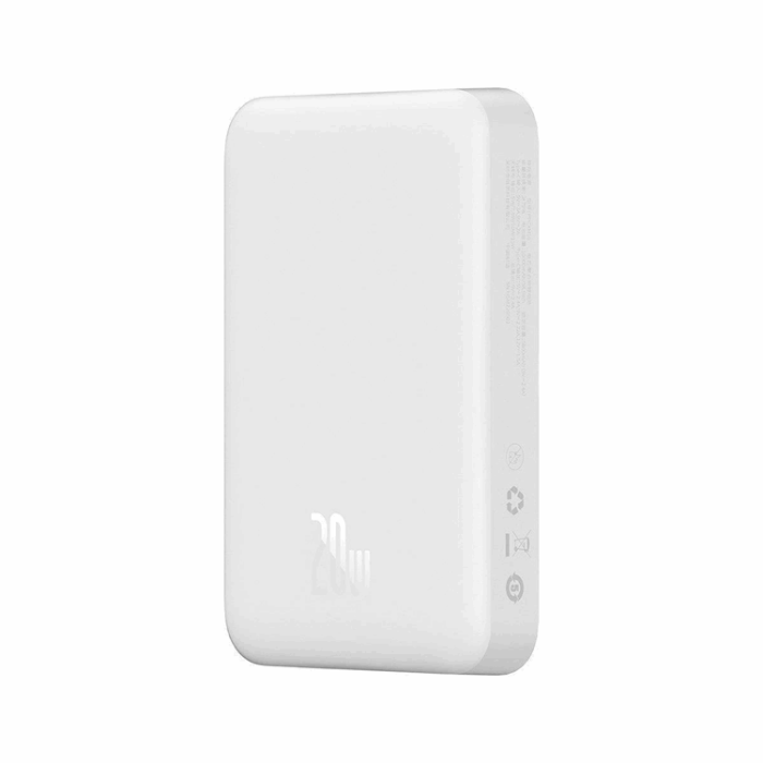 BASEUS - Baseus Magsafe Mini Powerbank 10000mAh USB-C PD 20W - Vit