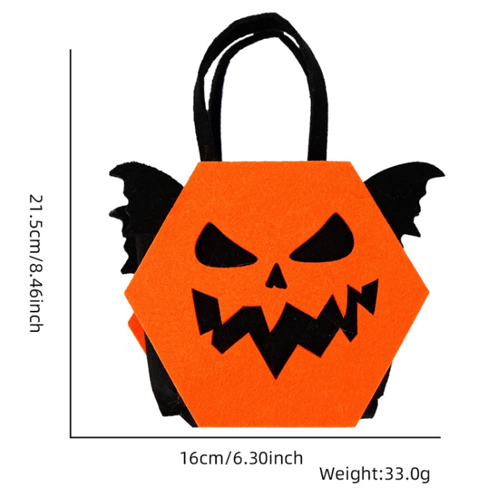 OEM - 2Pcs Halloween Godispåsar Festtillbehör Tygpåsar - Djävul och Vinge