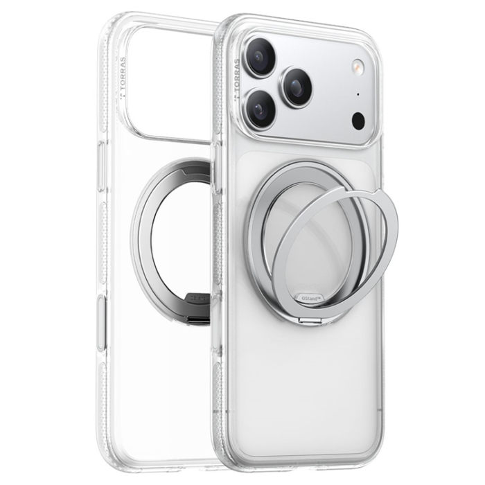 Torras - TORRAS iPhone 17 Pro Max Mobilskal MagSafe O Fitness - Transparent