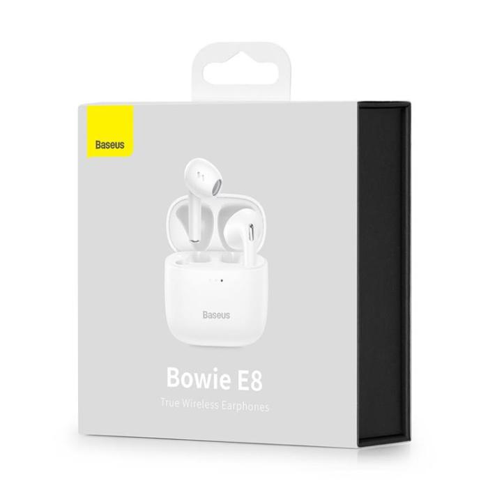 BASEUS - Baseus TWS Trådlösa Hörlurar Bowie E8 - Vit