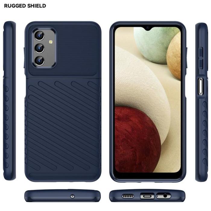 OEM - Thunder Twill Skal Galaxy A13 4G - Blå