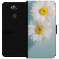 Gustaf - Pl&aring;nboksfodral till Sony Xperia XA2 med Sommarblommor
