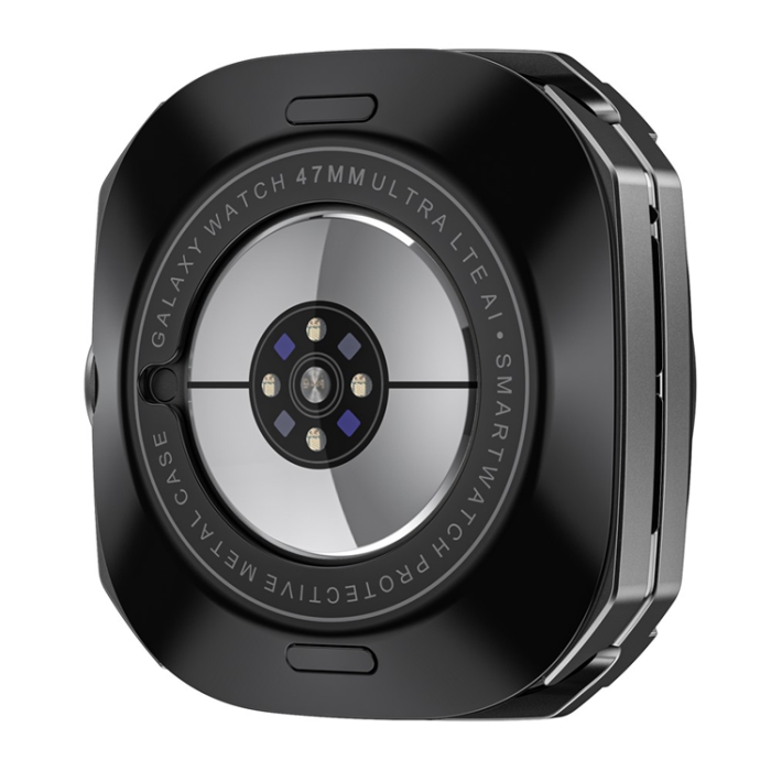 A-One Brand - Samsung Galaxy Watch Ultra (47mm) Skal Cyber Style - Tarnish/Orange