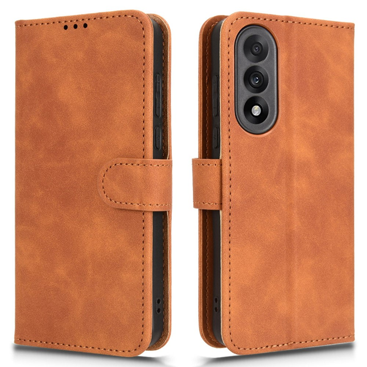 OnePlus Nord 5 Plånboksfodral Skin Feel Läder - Brun | 2353 | AlltMobil