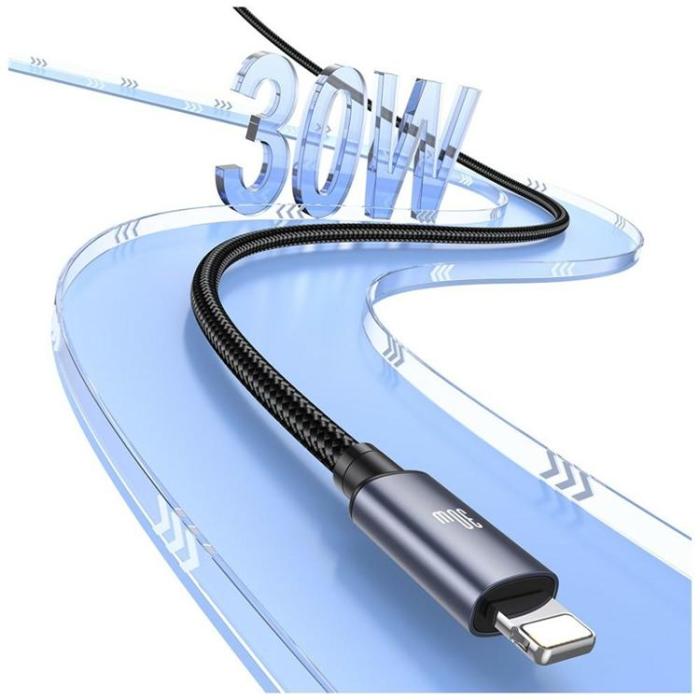 USAMS - USAMS USB-C till Lightning 30W Kabel 1m U91 - Tarnish