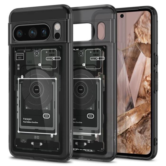 UTGATT - Spigen Google Pixel 8 Pro Mobilskal Ultra Hybrid - Zero One