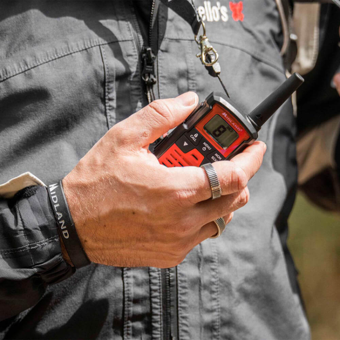 MIDLAND - Midland Walkie Talkie XT10 Pro - Svart/Röd