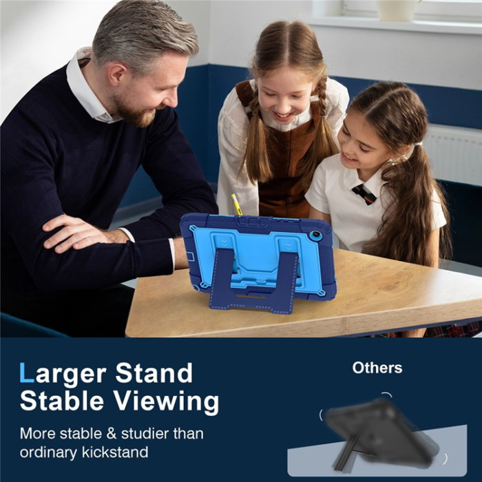 A-One Brand - Galaxy Tab A9 Plus Skal Kickstand Med Rem Anti Drop