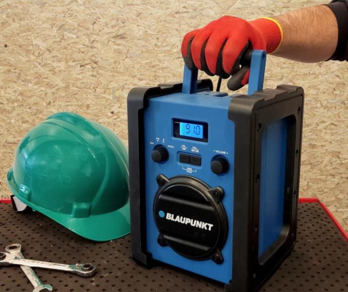 Blaupunkt - Blaupunkt Bärbar Radiospelare PP30BT - Blå