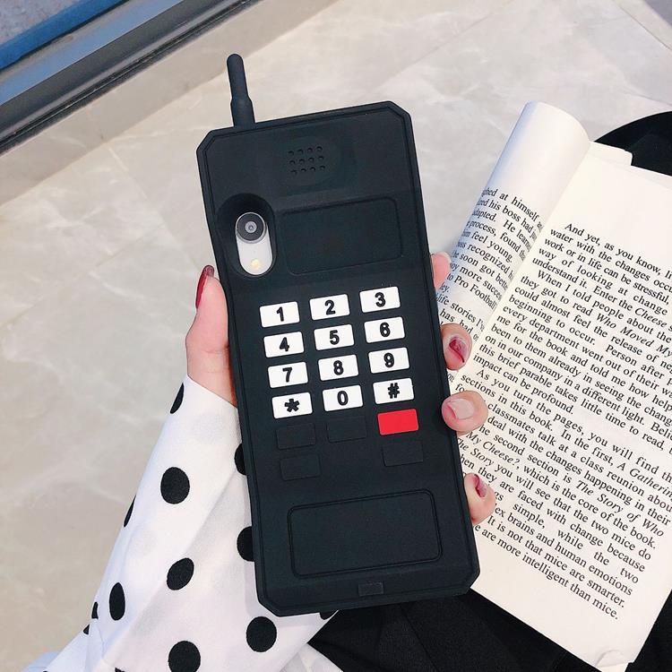 Retro Skal iPhone 7/8/SE 2020 - Svart | 2353 | AlltMobil