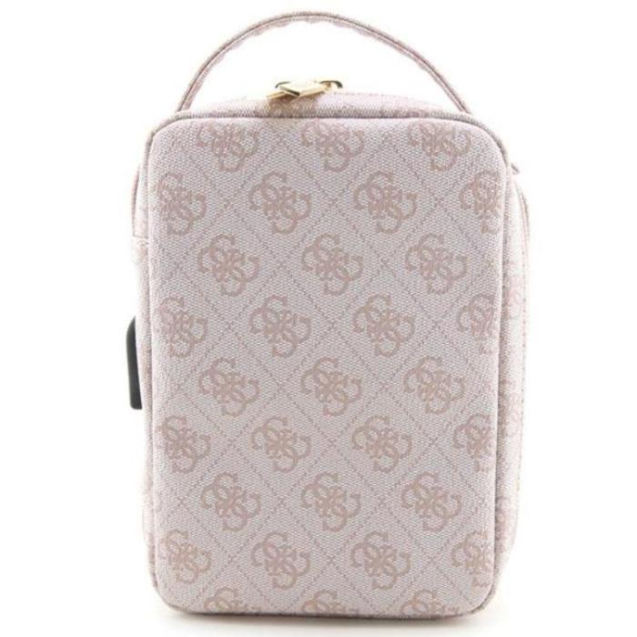 Guess - Guess Organizerväska Printed Stripes - Rosa