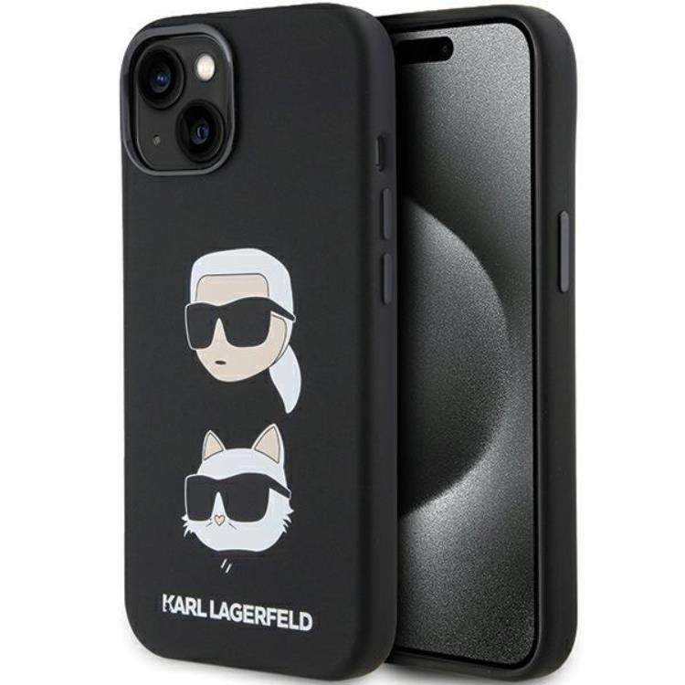 Karl Lagerfeld iPhone 15/14 Plus Mobilskal Silikon Karl&Choupette | 2353 | AlltMobil