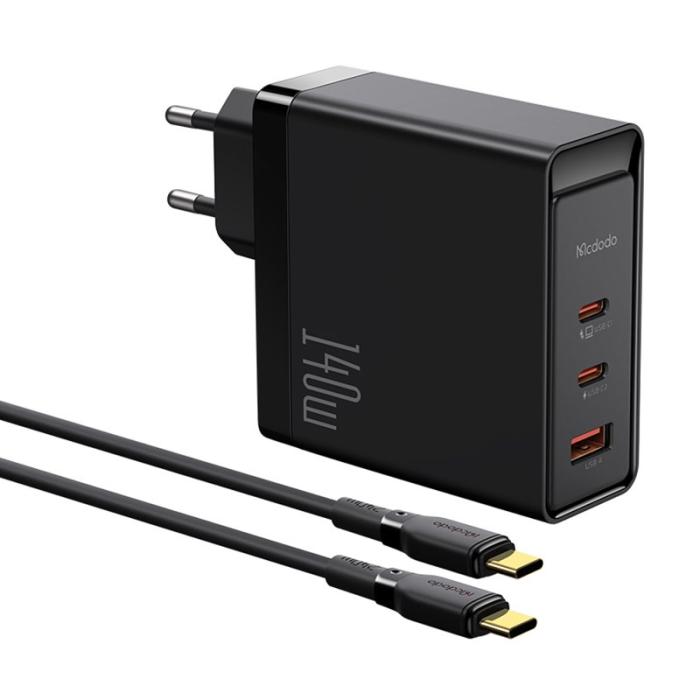 OEM - MCDODO CH-29 MDD 140W GaN 5-portars snabbladdare Typ-C EU-plugg