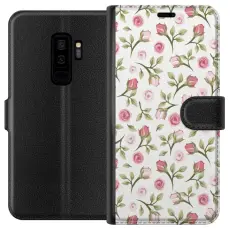 Gustaf - Pl&aring;nboksfodral till Samsung Galaxy S9+ med Blommigt