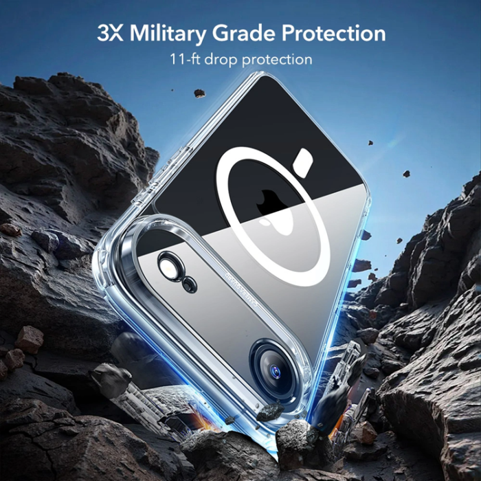 ESR - ESR iPhone 17 Air Mobilskal Magsafe Classic Hybird - Clear