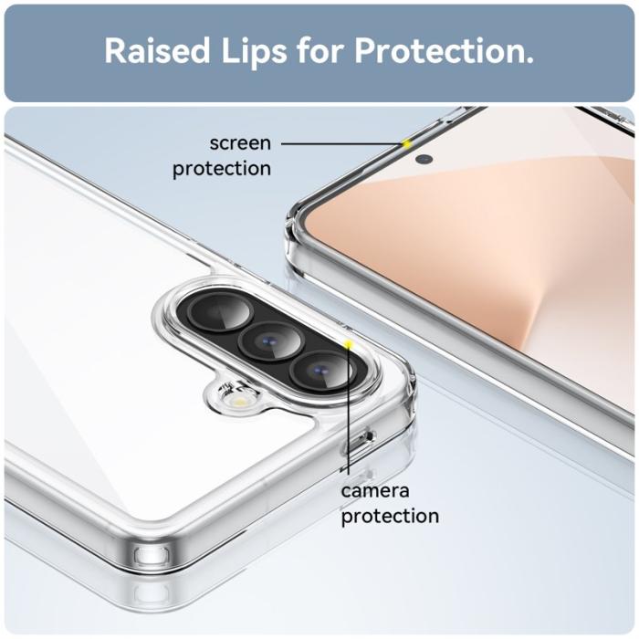 OEM - Mobilskal till Samsung Galaxy A57 Plast Transparent - Vit