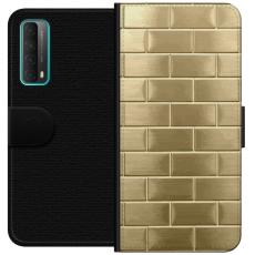 iSecrets - Pl&aring;nboksfodral till Huawei P smart 2021 med Gyllene Murstenar