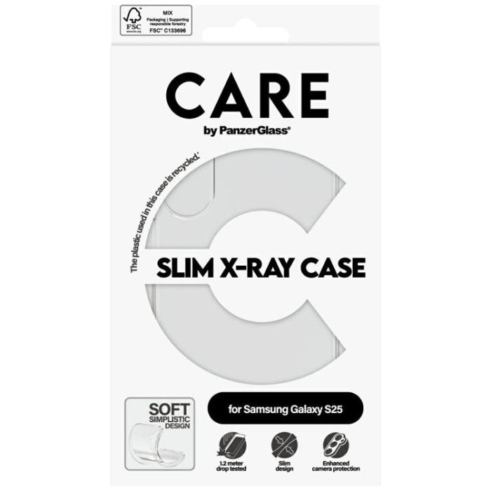 PanzerGlass - CARE By PanzerGlass Galaxy S25 Mobilskal Fashion X-Ray - Clear