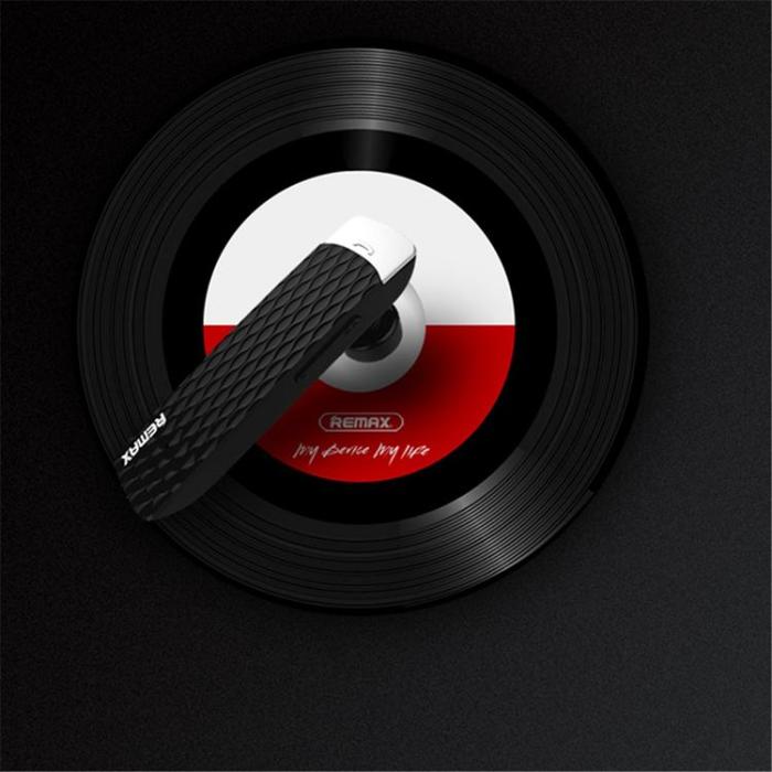 Remax - REMAX Single In-Ear Trådlösa Hörlur Bluetooth Med Mic Stereo T9 - Svart