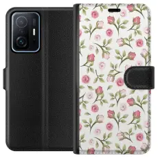 Gustaf - Pl&aring;nboksfodral till Xiaomi 11T med Blommigt