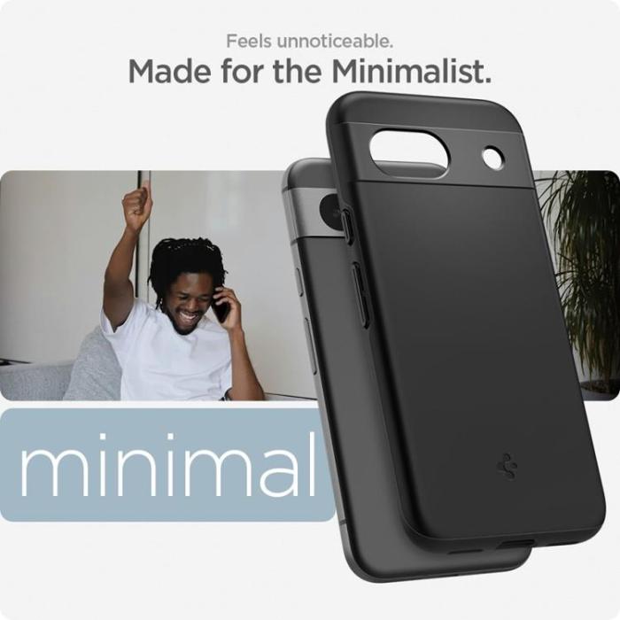 UTGATT - Spigen Google Pixel 8A Mobilskal Thin Fit - Svart