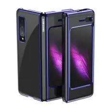 OEM - Electroplating Frame Skal Galaxy Fold - Bl&aring;