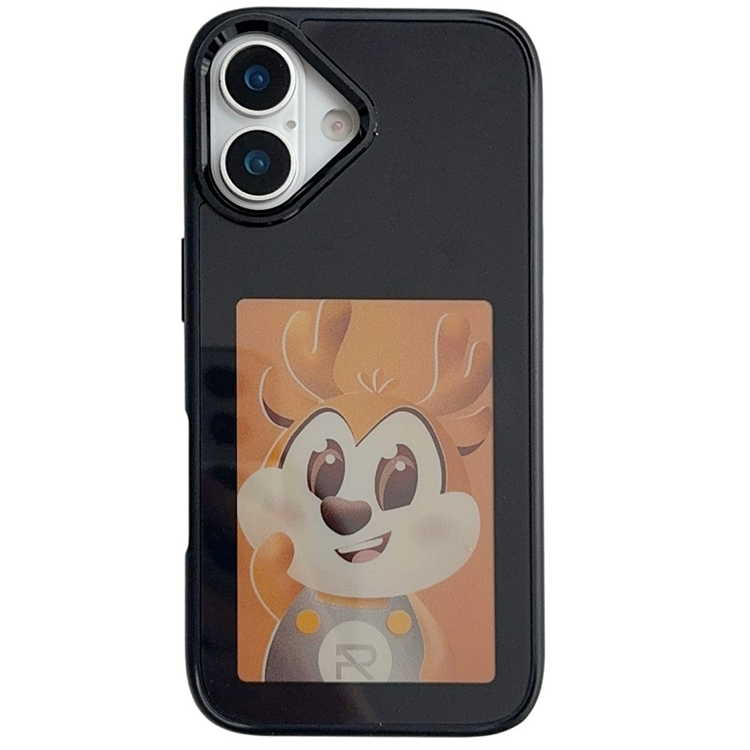 iPhone 17 Mobilskal NFC DIY Customized HD Smart E-Ink - Svart | 2353 | AlltMobil