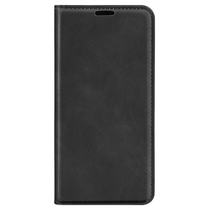 OEM - iPhone 15 Plus Plånboksfodral Flip PU-Läder - Svart