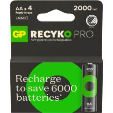 GP - GP Batteri Recyko Pro NiMH AA HR6 2000mAh 4-Pack