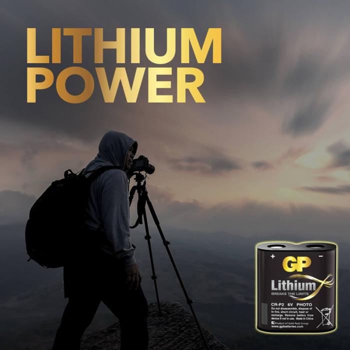 GP - GP Batteri Litium CR-P2 1-Pack