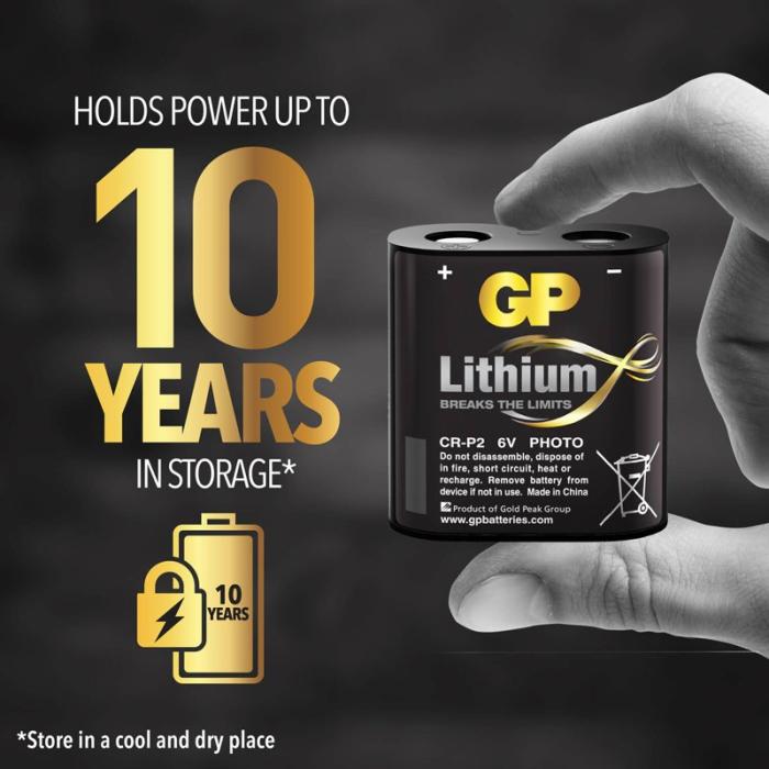 GP - GP Batteri Litium CR-P2 1-Pack