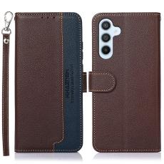 KHAZNEH - KHAZNEH Pl&aring;nboksfodral f&ouml;r Samsung Galaxy S26 Plus RFID Konstl&auml;der - Brun