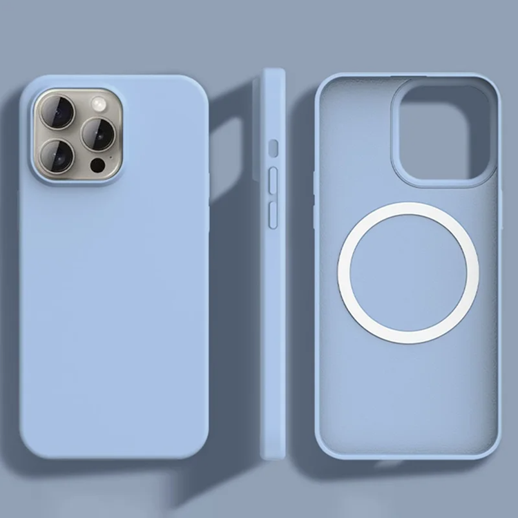 iPhone 14 Pro Mobilskal MagSafe Ultra Thin Silikon (Disblå) | 2353 | AlltMobil