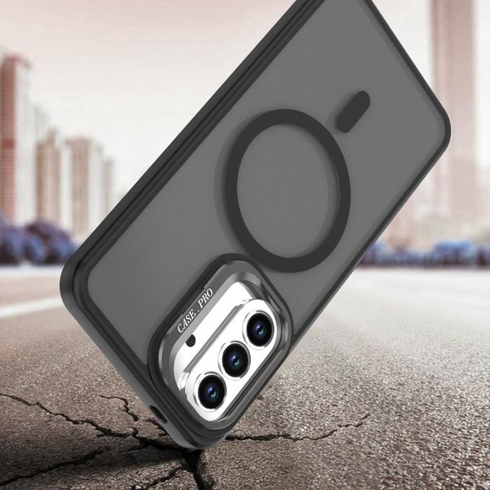 OEM - Mobilskal för Samsung Galaxy S26 Plus Magnetiskt Kickstand PC + TPU - Svart
