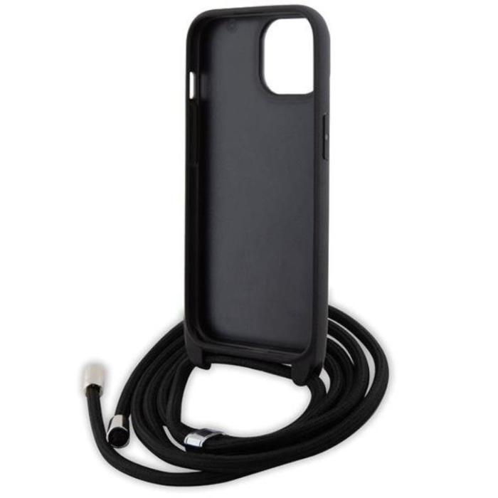 KARL LAGERFELD - Karl Lagerfeld iPhone 15 Plus Halsbandsskal Crossbody Saffiano