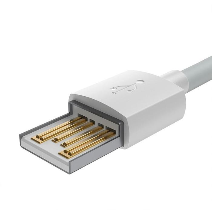 UTGATT1 - BASEUS kabel USB till Lightning 2,4A 1,5m 2 st i setet