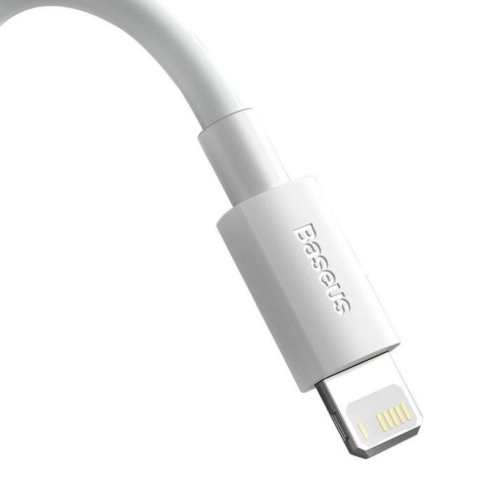 UTGATT1 - BASEUS kabel USB till Lightning 2,4A 1,5m 2 st i setet
