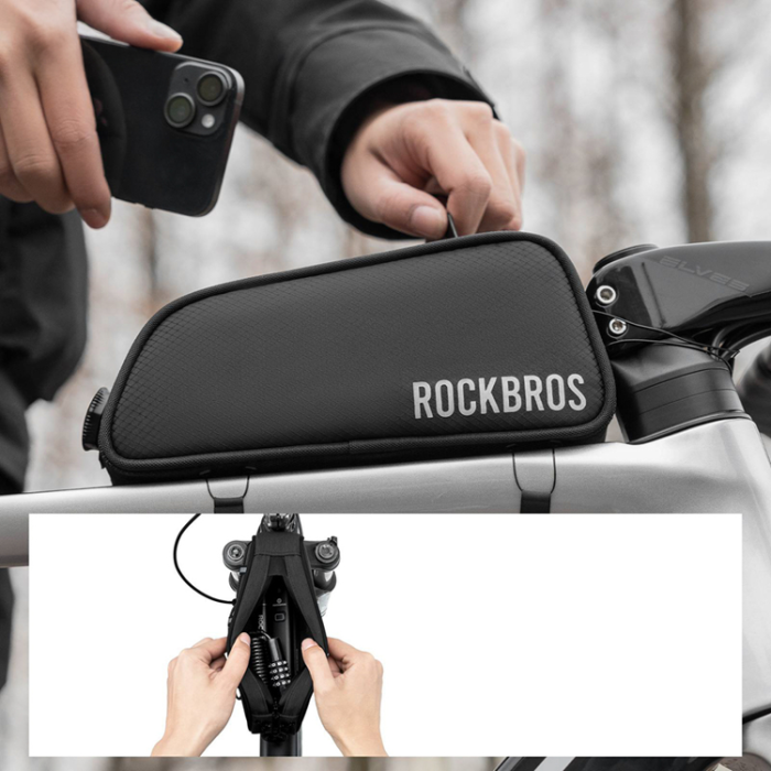 Rockbros - Rockbros Vattentät Cykelramväska 0.7L - Svart