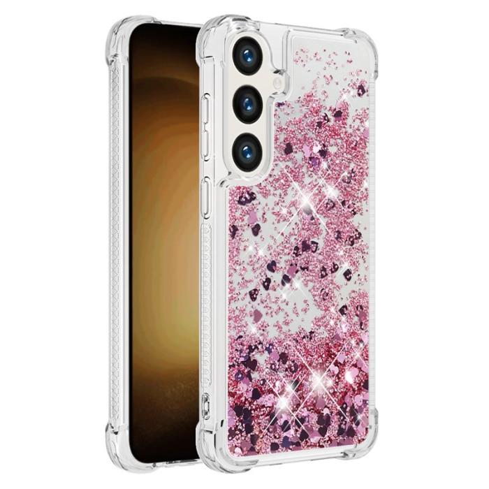 OEM - Mobilskal för Samsung Galaxy S26 Plus TPU Glitter Shockproof - Roséguld