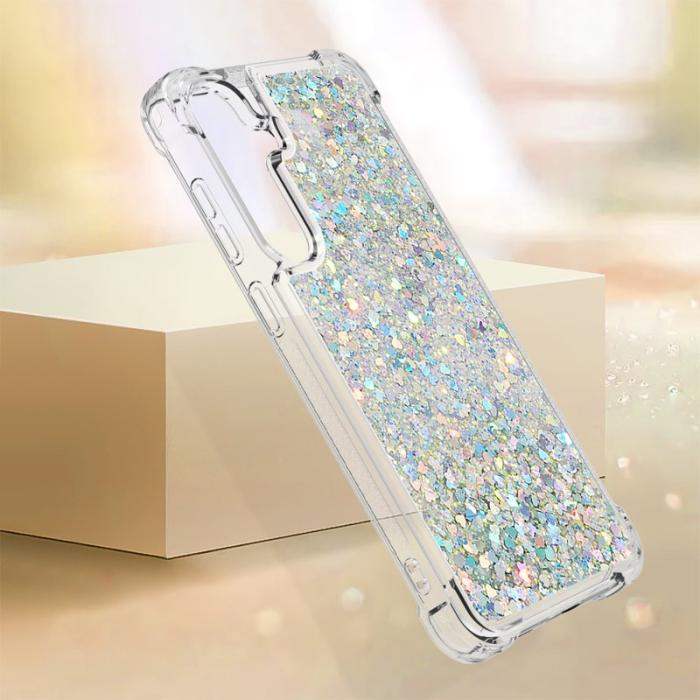 OEM - Mobilskal för Samsung Galaxy S26 Plus TPU Glitter Shockproof - Silver